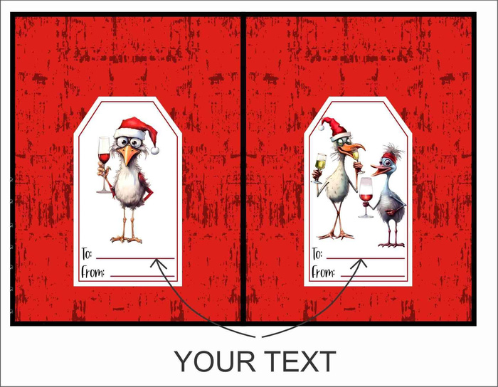 POKROWIEC NA BUTELKĘ - To... From... - DIY set