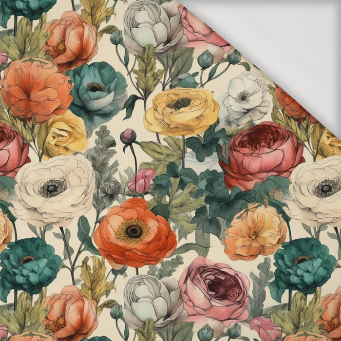 FLOWERS WZ.54 - Viskose Jersey