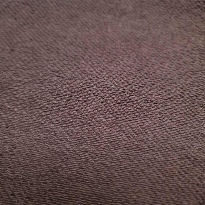 French terry TWILL 340g - ESPRESSO (D-246)