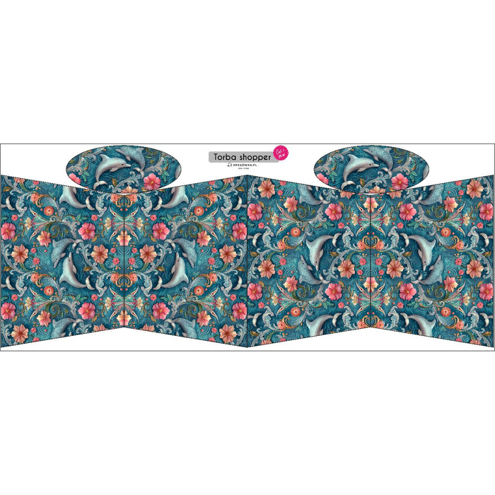 TORBA SHOPPER - SEA WORLD WZ. 4 - zestaw do uszycia