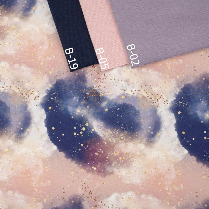 ENCHANTED CLOUDS (ENCHANTED NIGHT)- Upholstery velour 