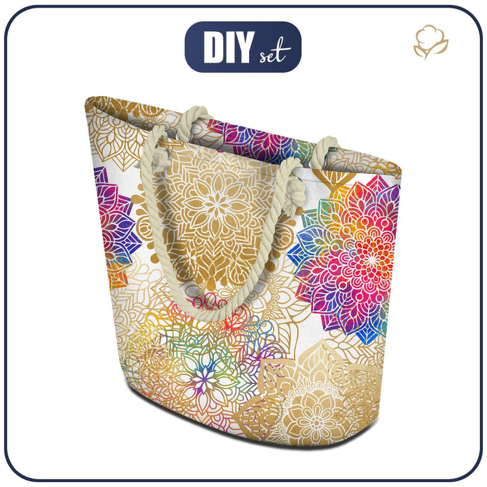 TORBA SHOPPER - MANDALA wz. 3 - zestaw do uszycia