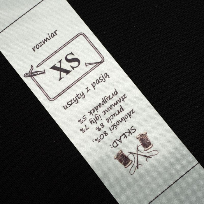 European care tag - size XXL - 4 pcs set