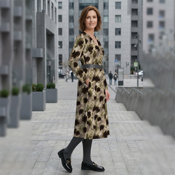 ANIMAL PATTERN WZ. 11 - dresówka pętelkowa