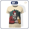 HERREN T-SHIRT - TIPSY SANTA - Single Jersey M