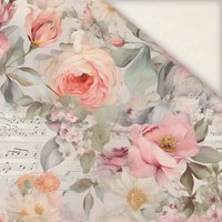 VINTAGE FLOWERS PAT. 13 - Linen 100%