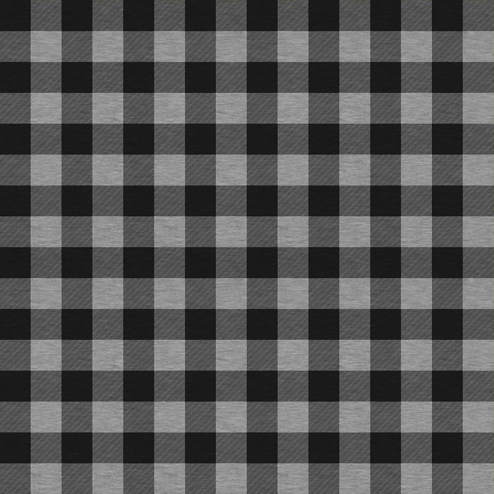 CHECK VICHY - MELANGE LIGHT GRAY - quick-drying woven fabric