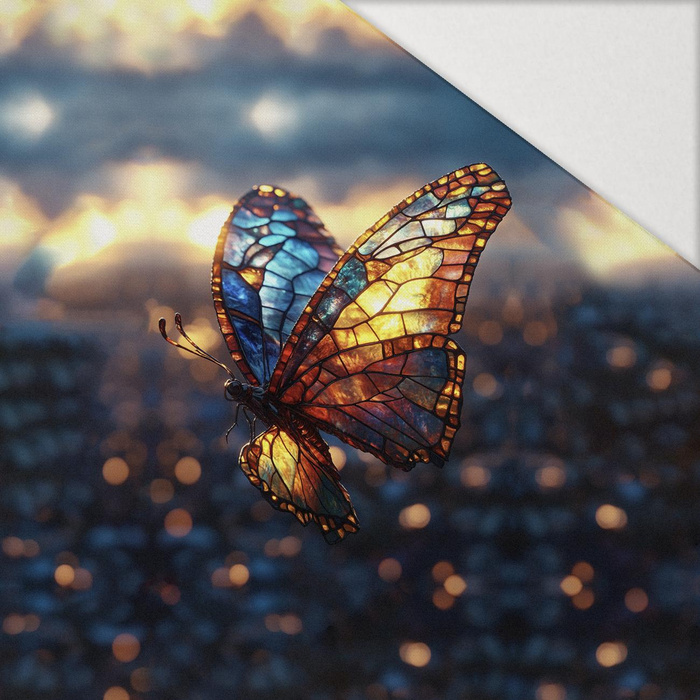 STAINED GLASS WZ.7 - panel (60cm x 50cm) Hydrophobic brushed knit