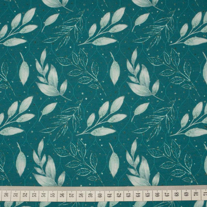 LEAVES pat. 8 - single jersey with elastane