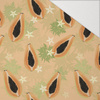 PAPAYA ORANGE - Hydrophobic brushed knit