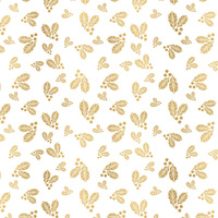 GOLDEN ILEX (WHITE CHRISTMAS) - Webware für Tischdecken