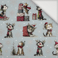CHRISTMAS PETS WZ. 3 - Tkanina na obrusy
