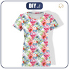 WOMEN’S T-SHIRT - WILD ROSE PAT. 3 (IN THE MEADOW) - single jersey XXXL