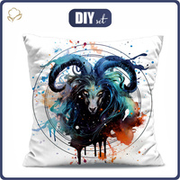 POLŠTÁŘ 45x45 - CAPRICORN - Potahový velur - Sada šití