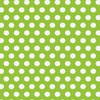 OKTOBERFEST BIG DOTS / green - single jersey with elastane TE210