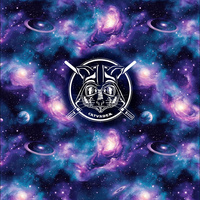 NEON GALAXY WZ.8 - panel (60cm x 50cm) Hydrophobic brushed knit