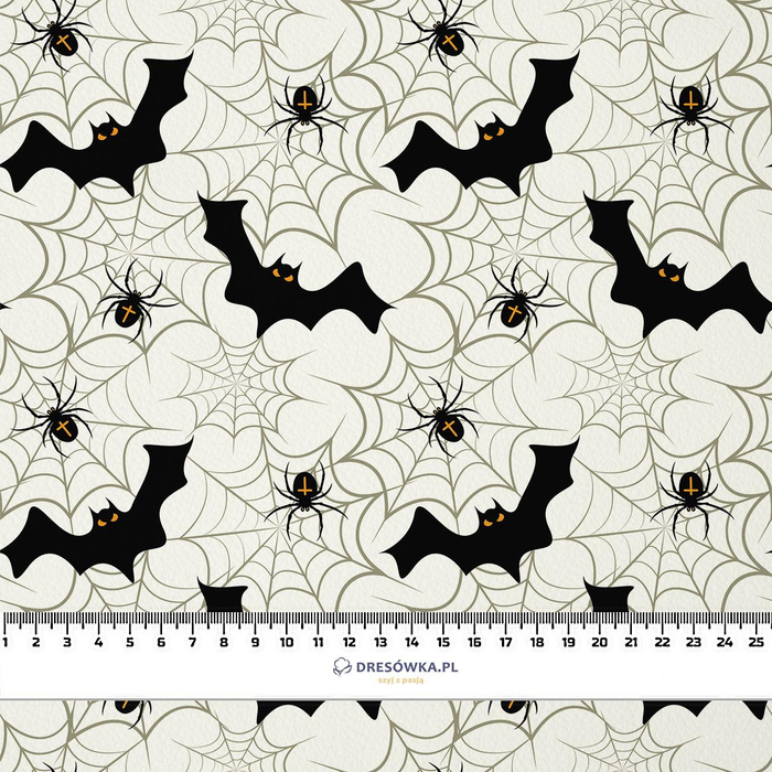 HALLOWEEN / B-00 biała - single jersey z elastanem TE210