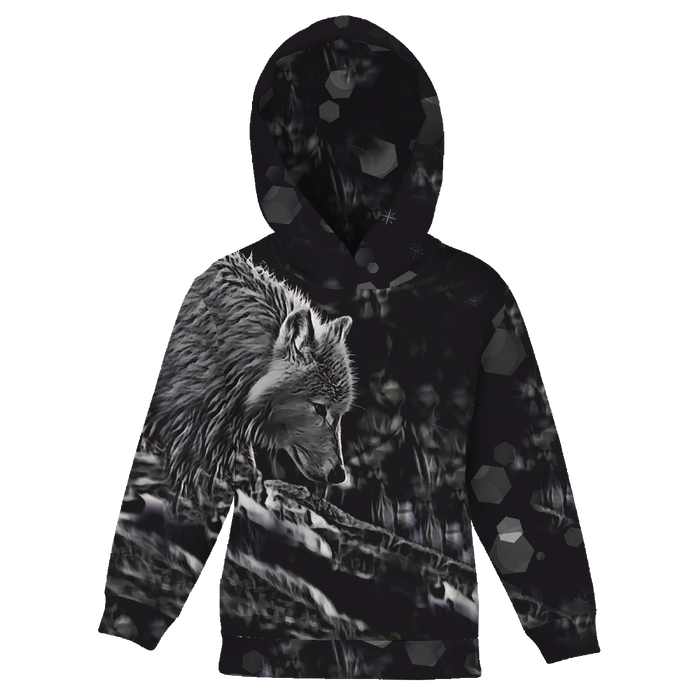 KID'S HOODIE (ALEX) - ARCTIC WOLF - sewing set (146/152)