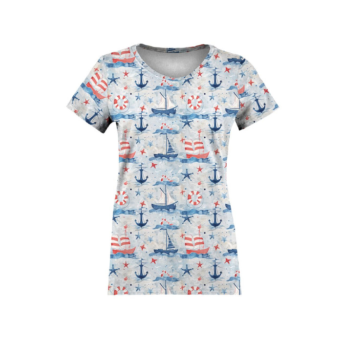 MARINE pat. 3 - Cotton muslin