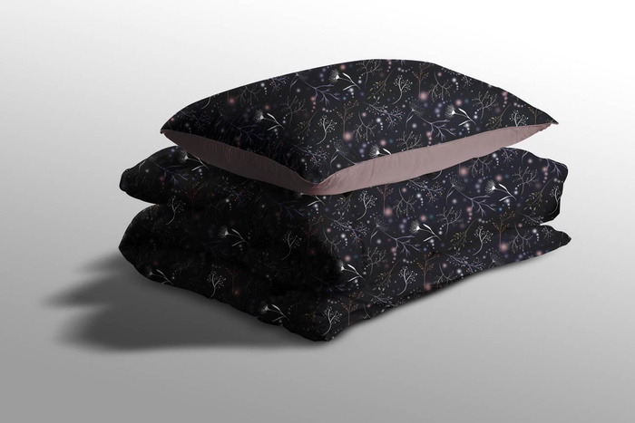 WINTER TWIGS pat. 2 (WINTER IN PARK) - Waterproof woven fabric