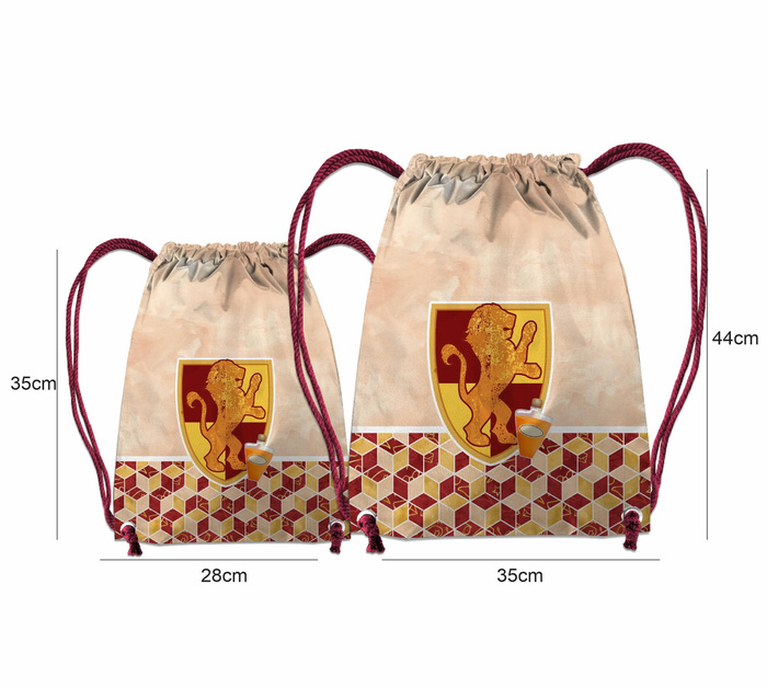 GYM BAG - COAT OF ARMS pat. 4 (MAGIC SCHOOL) - big