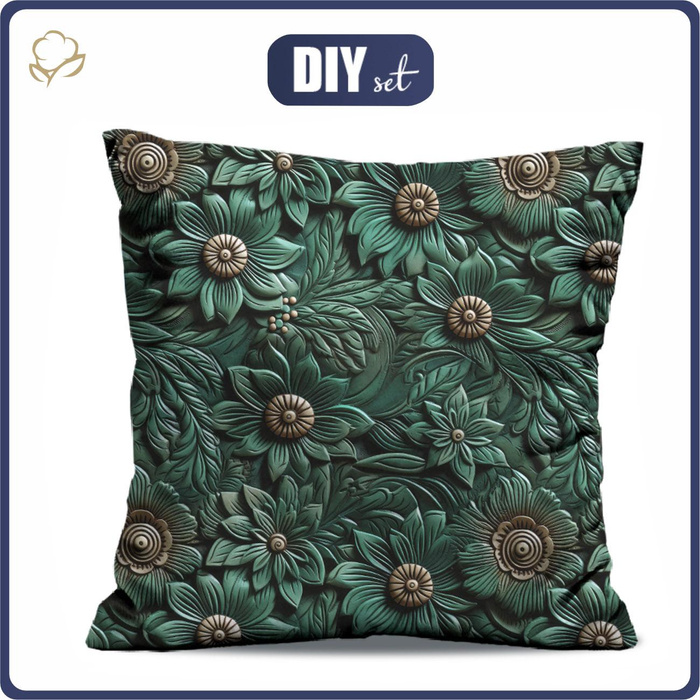 PILLOW 45X45 - LEATHER PATTERN PAT.14 - sewing set