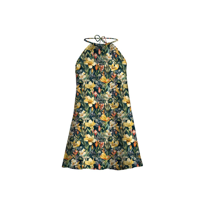 DRESS "DALIA" MINI - FLOWERS pat.49 - sewing set S-M