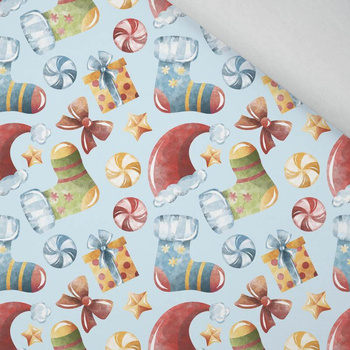 WEIHNACHTSMIX Ms. 2 (WEIHNACHTSZEIT) - Wintersweat angeraut mit Elastan ITY