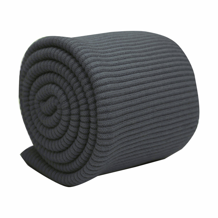 P-01 DARK GREY- Bündchenstoff gerippt