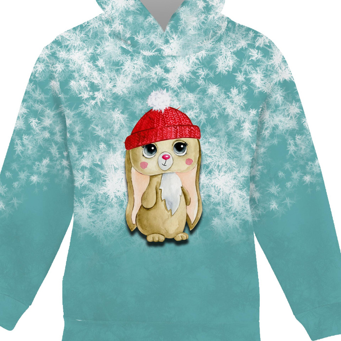 KINDER HOODIE (ALEX) - WINTERKANINCHEN MIA - Sommersweat (110/116)