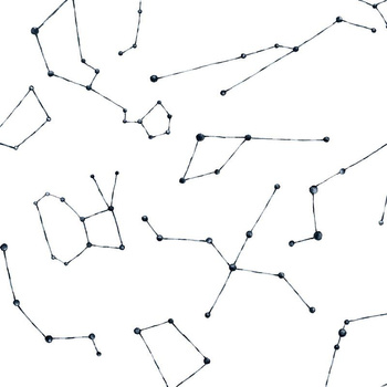 KONSTELACJE wz. 2 (GALAKTYCZNE ZWIERZĘTA) / biały