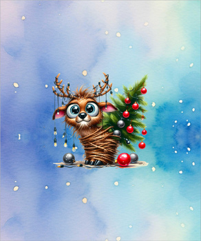 Christmas animal wz. 3 - panel (60cm x 50cm)