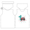 KID’S T-SHIRT - 1ST BIRTHDAY / TRACTOR - single jersey (92/98)