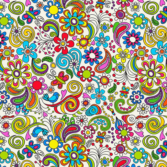 MINI KASHUBIAN FOLKLORE - Waterproof woven fabric