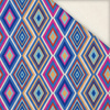 RETRO GEOMETRIC WZ. 11 - Linen 100%