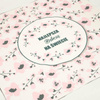CUSHION PANEL - Najlepsza Babcia na Świecie/ painted flowers - HOME DECOR PREMIUM 