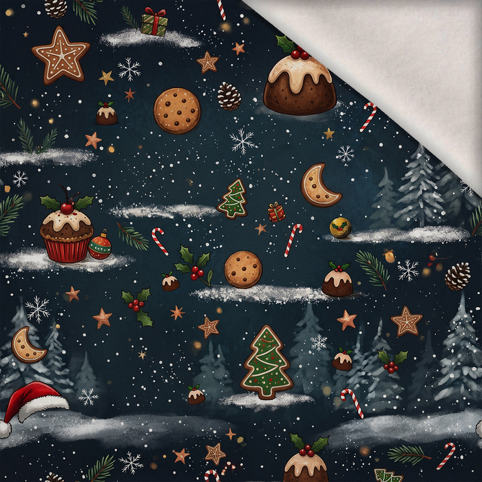 SWEET CHRISTMAS - brushed knitwear with elastane ITY