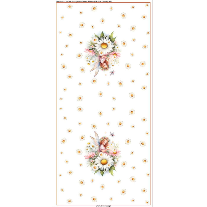 POLŠTÁŘ 45x45 - FAIRY WORLD VZ.20 - Sada šití