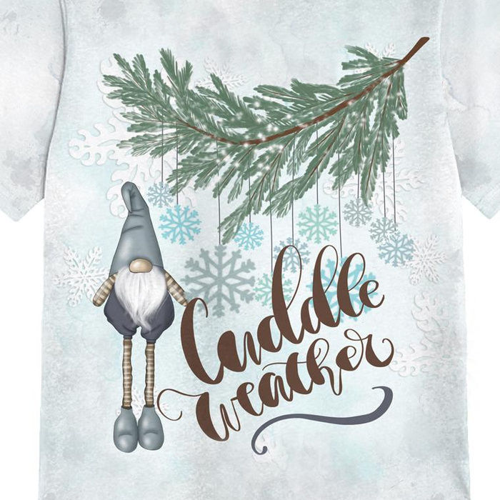 CUDDLE WEATHER (WINTER IN THE CITY) - panel (60cm x 155cm) looped knit 