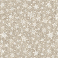 SCHNEEFLOCKEN MST. 2 / ACID WASH BEIGE - Webware für Tischdecken