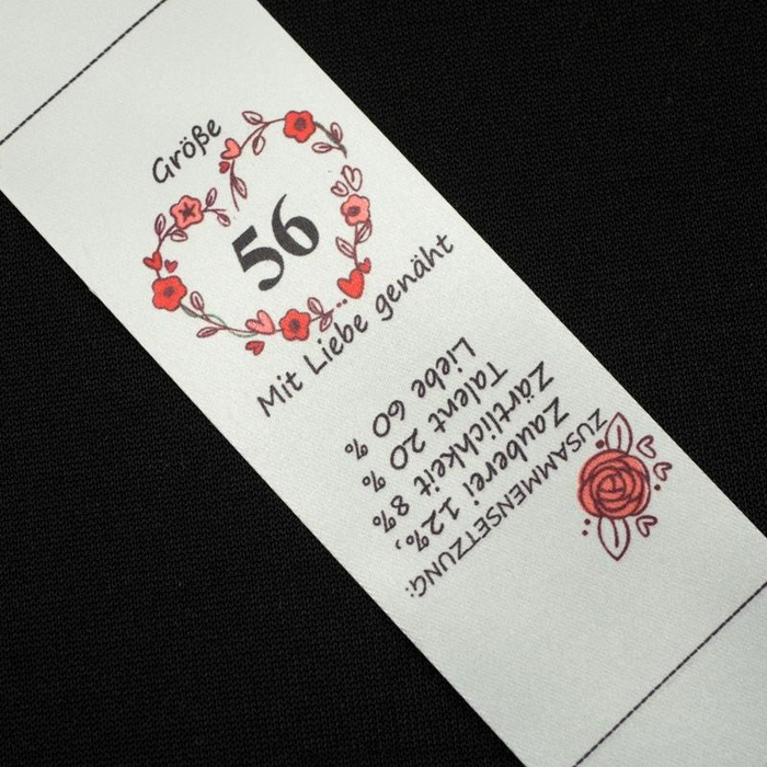 Mädchen Textillabel DE - Größe 164 - 4 Stck Set