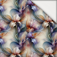PASTEL FLOWERS WZ. 31 - lehký, česaný úplet