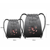 GYM BAG - ALWAYS BEAUTIFUL (GLITTER BUTTERFLIES) / ACID WASH GREY - big