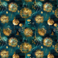 WATERCOLOR DANDELION WZ. 1 (SZMARAGD)