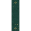 TABLE RUNNER PANEL - GOLD CHRISTMAS TREE - Woven Fabric for tablecloths