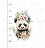 BABY PANDA - panel (75cm x 80cm) teplákovina