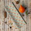 FOXES MIX 2 / mint (FOXES AND PUMPKINS) - single jersey with elastane