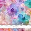 PASTEL FLOWERS WZ.9 (PINK)- Slub Weave