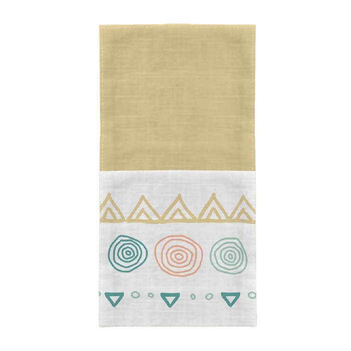 NAPKINS AND RUNNER - TRIANGLES AND CIRCLES - sewing set