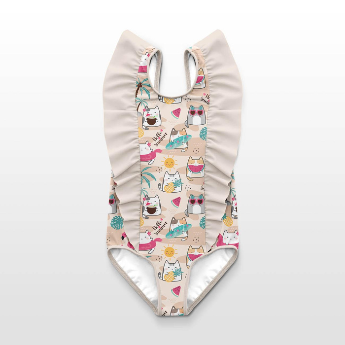 SUMMER CATS pat. 2 - Viscose jersey